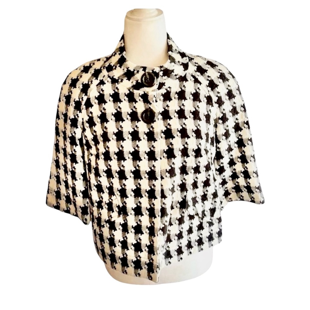 East 5th Houndstooth Crop Jacket Size S